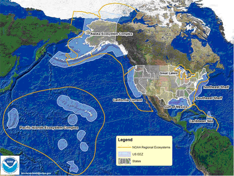 NOAA Regional Ecosystems of the United States