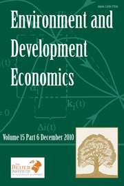 Environment and Development Economics