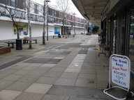 Farnborough town centre on a busy Saturday afternoon